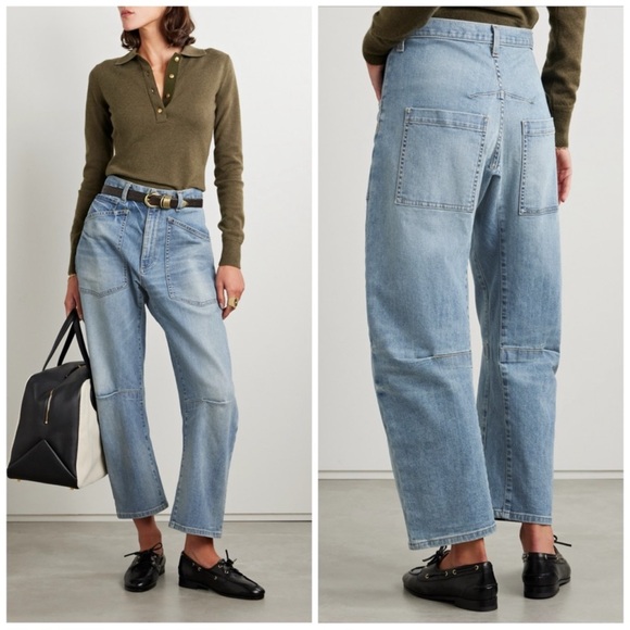 Nili Lotan Denim - Nili Lotan Shon high-rise tapered jeans Size 27